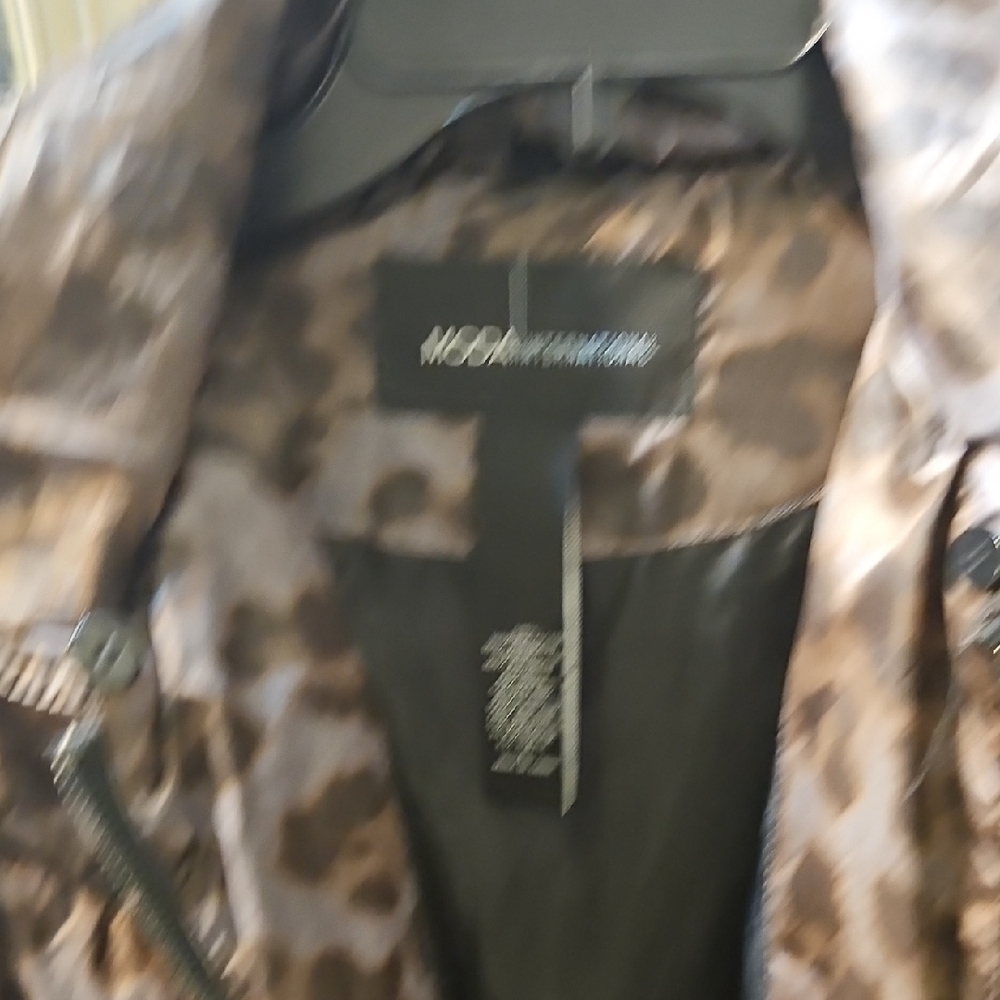 Moda International Animal Print Coat